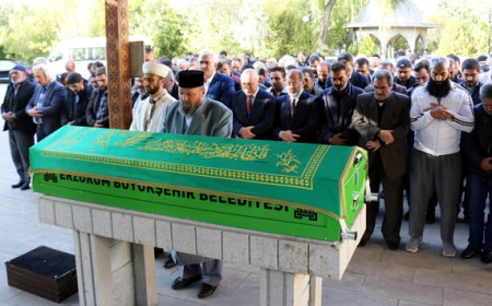 İbrahim Kalın’ın amcası Mehmet Kalın Erzurum’da son yolculuğuna uğurlandı